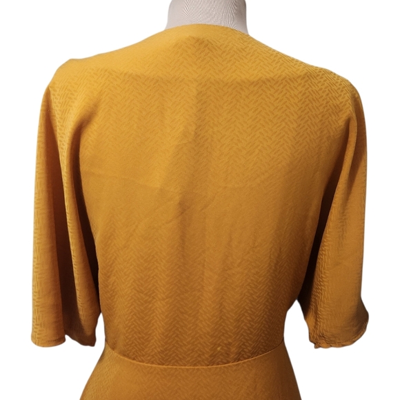 HOUSE OF HARLOW 1960 "Romina" Midi Faux Wrap Dress - Size M - Picture 12 of 17